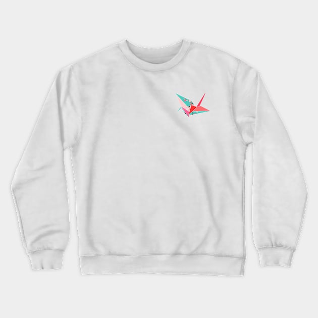 Origami Crane 2 Crewneck Sweatshirt by ramonavirus